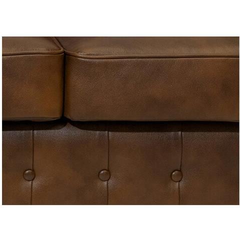 Divano Class Pelle | 4 Posti | Cloudy Marrone Chiaro | 12 Anni Di Garanzia - Foto 2