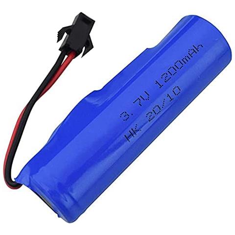 1 Pezzo Batteria Lipo 1s Da 3.7v 1200mah Con Connettore Sm Plug Per Rc Auto Off Road Camion - Foto 1