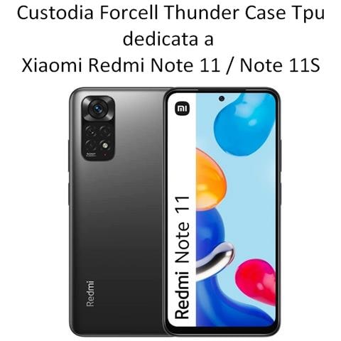 Thunder Custodia Tpu Silicone Cover Case Per Xiaomi Redmi Note 11 - 11s Black - Foto 2