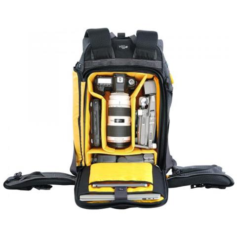 Veo Active46 Gy Custodia Per Fotocamera Zaino Grigio - Foto 3