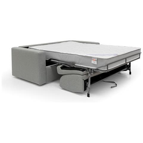 Kansas Divano Letto Matrimoniale Alto 20 Cm. Impermeabile T13 Grigio - Foto 2