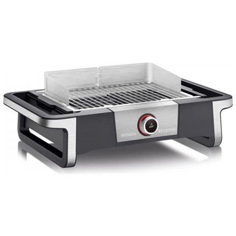 Grill DigitalBOOST 3000 W Elettrico da Tavolo Nero, Argento - Foto 1