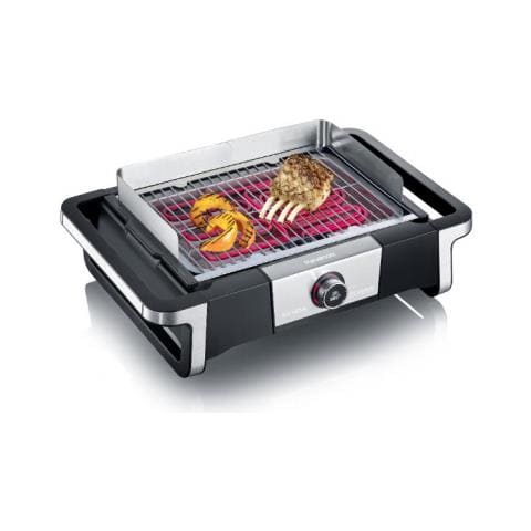 Grill DigitalBOOST 3000 W Elettrico da Tavolo Nero, Argento - Foto 2
