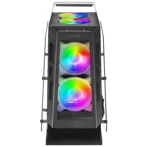 Case PC MC61 Tower PC ATX / Micro-ATX / Mini-ITX 2 Porte USB 3.2 Gen 1 (3.1 Gen 1) Tipo A / USB 2.0 Colore Nero - Foto 2