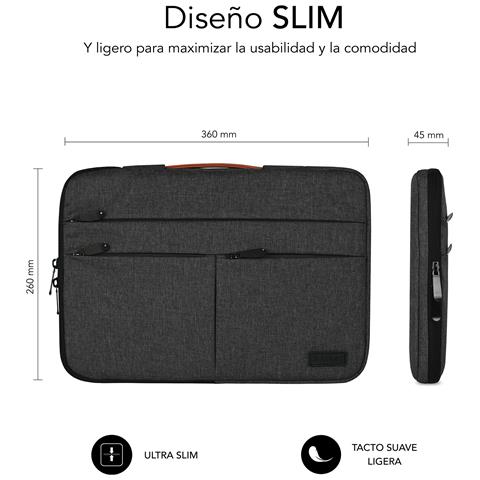 SUBLS-AP36001 borsa per laptop 35,6 cm (14") Custodia a tasca Grigio - Foto 7