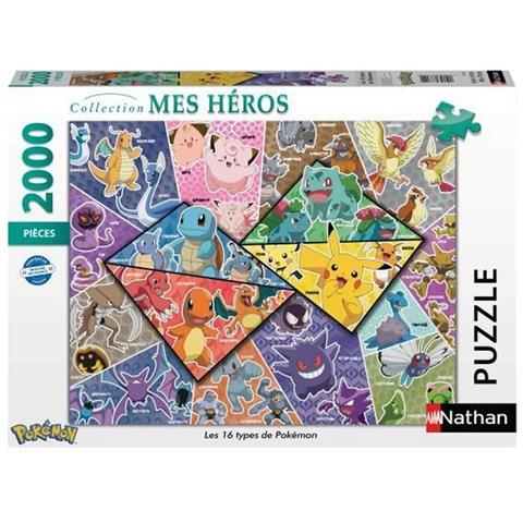 Puzzle Nathan Pokémon 2000 Pezzi - Foto 1