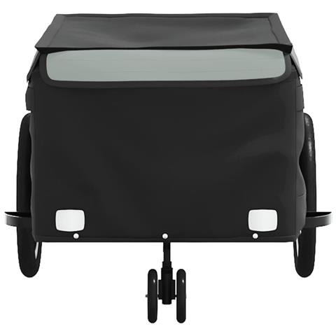 Rimorchio Da Bici Nero E Grigio 45 Kg In Ferro - Foto 2