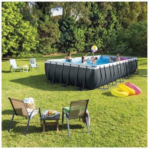 26364NP - Piscina Ultra XTR Frame rettangolare con Pompa Filtro Scaletta e Teli 732x366x132 cm - Foto 2