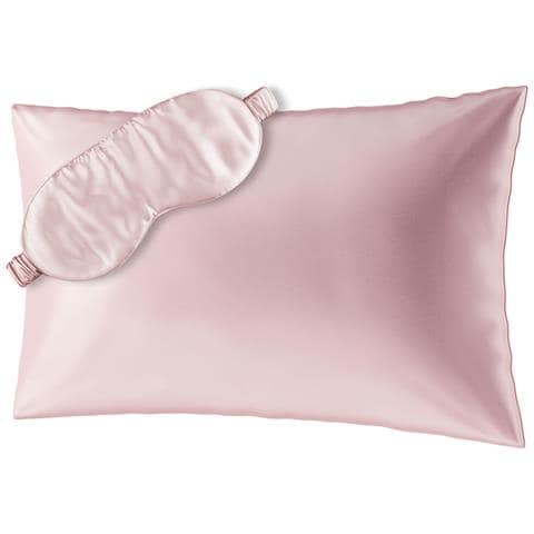 Beauty Sleep Set (60x40) Federa Di Seta E Maschera Per Dormire - Foto 1