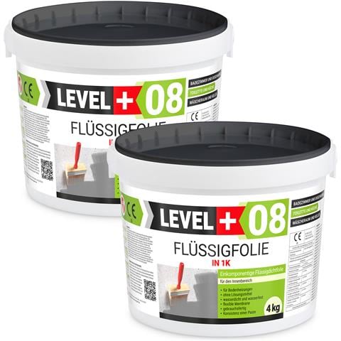 Pellicola Liquida Impermeabilizzante Per Bagno Membrana Impermeabilizzante 1k Pellicola Impermeabilizzante L+08 - 8kg - Foto 1