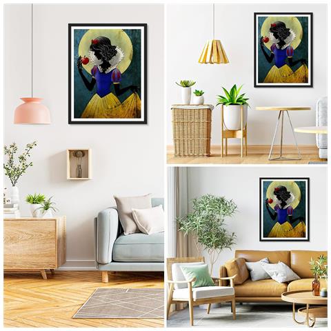 Diamante Pittura Principesse 5d Kit Fai Da Te 30x40 Cm - Foto 2