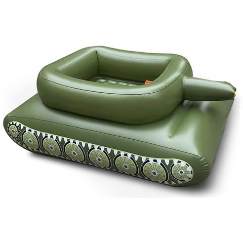 Serbatoio Galleggiante Con Irroratore Ad Acqua. 155x112 Cm. 155x112x61 Centimetri. Colore: Verde Militare - Foto 1