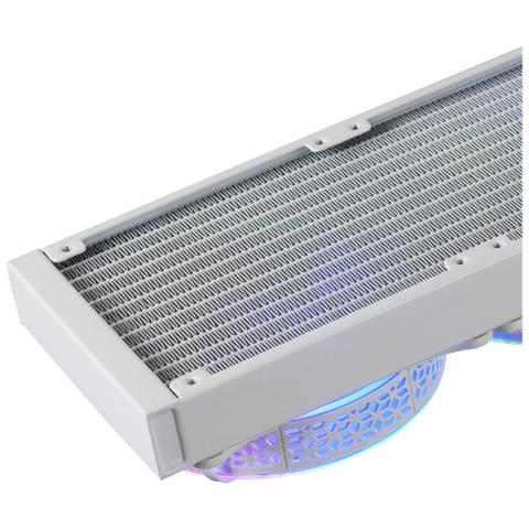Dissipatore CPU a Liquido MLONE240 per Socket Intel e AMD 12 cm Bianco - Foto 4