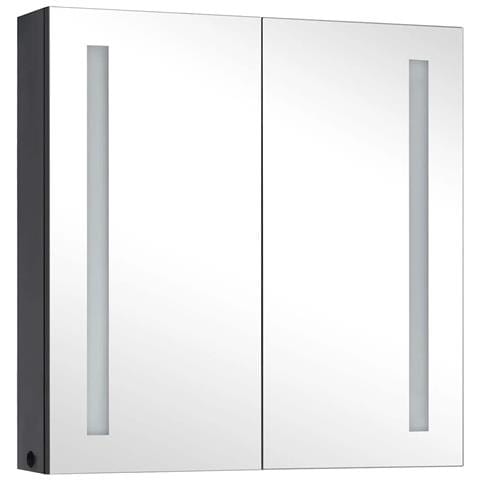 Lusso Casadino -  Armadietto Bagno Con Specchio E Led 60x14x62 Cm - Foto 2