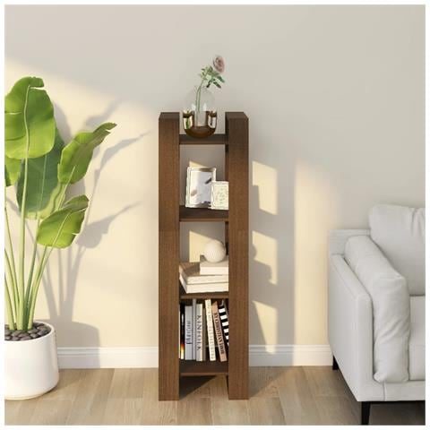 Lusso Casadino - Libreria/divisorio Ambra 41x35x125 Cm In Legno Massello - Foto 8