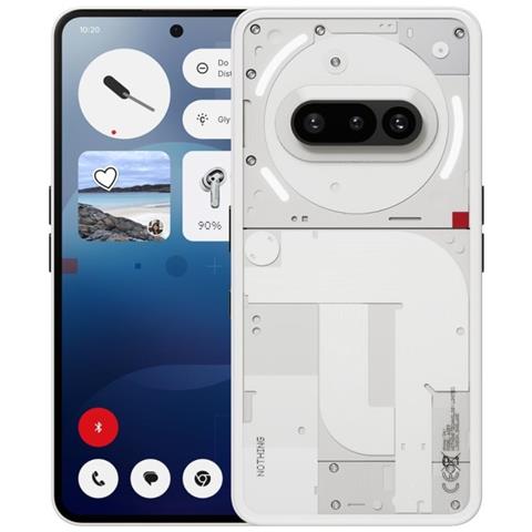 Phone (3a) 5G 256GB 12GB Ram Display 6.77"" Main Camera 50MP Dual nanoSim USB Type C Abntroid 15 Snapdragon 7s Gen 3 5000mAh White - Foto 1