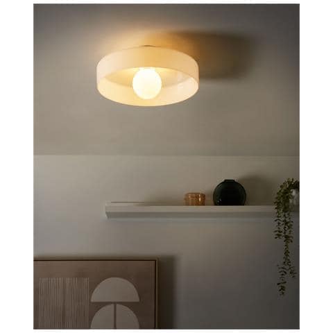 Plafoniera Luguse Vetro Bianco - Foto 1