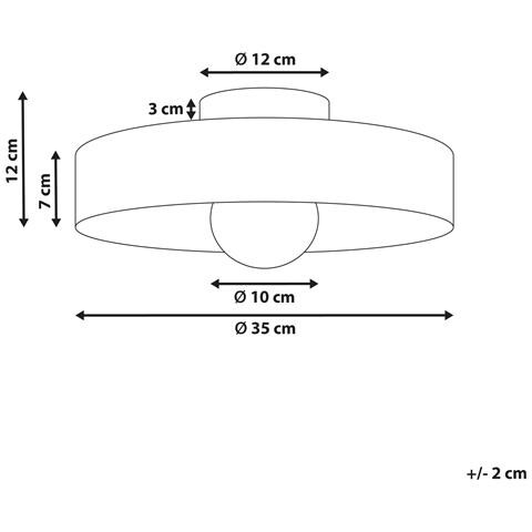 Plafoniera Luguse Vetro Bianco - Foto 6