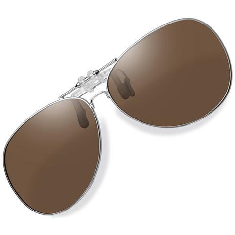 Occhiali Da Sole Clip-on - Occhiali Polarizzati Per La Guida Brown - Foto 1