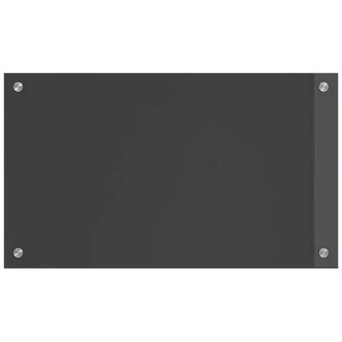 Schienale Cucina Grigio Scuro 70x40x0,6 cm in Vetro Temperato di - Foto 2
