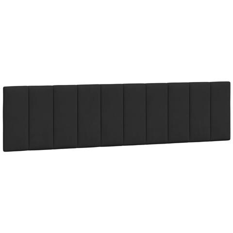 Cuscino Testiera Nero 200 cm in Velluto - Foto 1