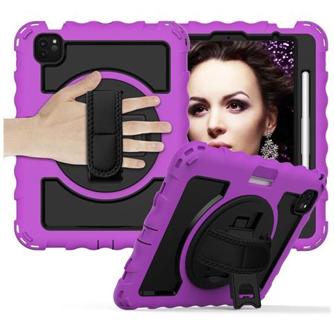 Custodia Per Ipad Pro 11"" Con Supporto E Tracolla Viola - Foto 1