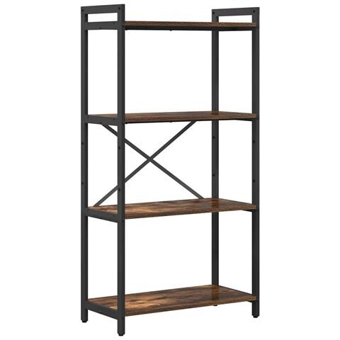 Libreria Rovere fumo 60 x 30 x 118 cm Legno multistrato - Foto 1