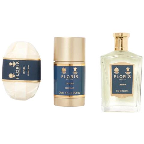Set : Cefiro, Eau De Toilette, Unisex, 100 Ml + Cefiro, Scented Soap Bar, 100 G + Cefiro, Anti-perspirant, Deodorant Stick, Unisex, 75 G - Foto 1