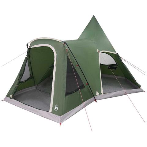 Tenda Teepee con tetto Verde 545 x 450 x 295 cm - Foto 1
