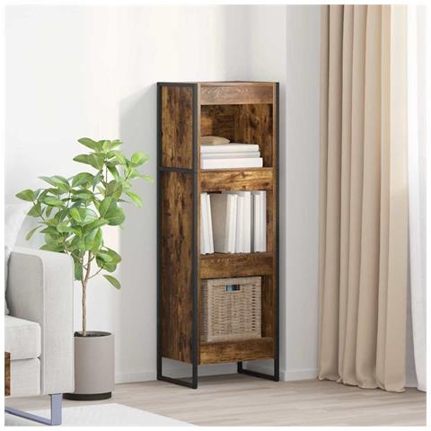 Armadio per Libri Quercia Fumosa 80 x 30 x 155 cm - Foto 2