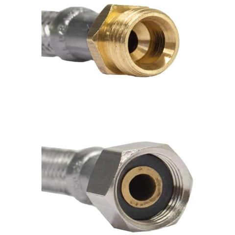 Tubo Flessibile Armato In Acciaio Inox Dn8 3/8 - Foto 2