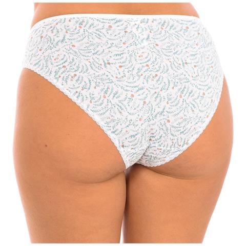 Slip Da Donna Con Tulle Plumetis, Generoso Cotone Biologico D0asg - Foto 2