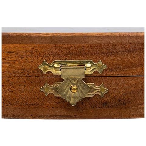 Scacchi Magnetici Con Scatola Semirotonda In Legno Marrone D23x2h - Foto 7