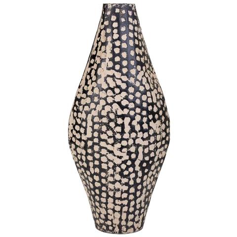 Vaso In Metallo Nero 23x07x52,5h - Foto 2