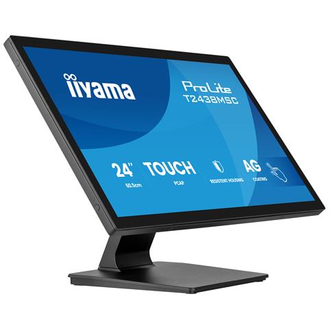 Monitor 23,8" LED Touch T2438MSC-B2 Full HD Tempo di risposta 5 ms Nero - Foto 1