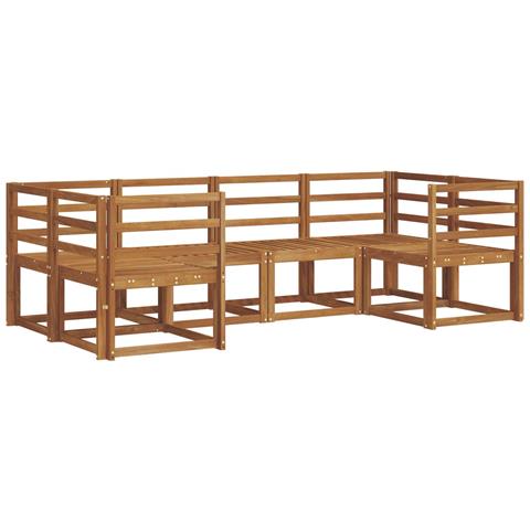 Set di divani da esterno 6 pcs Naturale - Foto 1