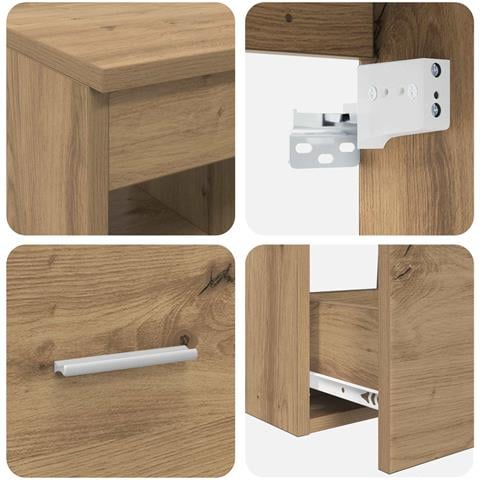 Set di mobili per il bagno 2 pcs Rovere Artigianale - Foto 2