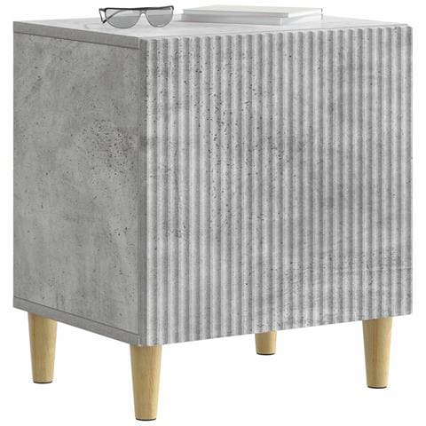 Armadio da Notte 2 pcs Grigio Cemento 43 x 34,5 x 50 cm - Foto 2