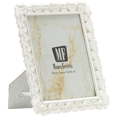 Cornice Portafoto Hearty Argento Con Profilo A Cuori 15x20 Cm - Foto 1