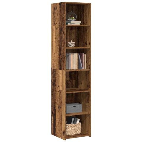 Credenza Legno antico 40 x 41 x 185 cm Legno ingegnerizzato - Foto 2
