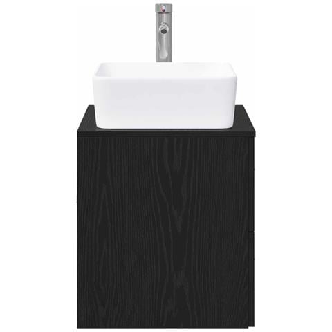 Set di mobili per il bagno Rovere Nero Legno ingegnerizzato - Foto 2