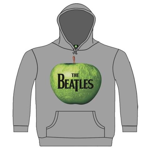 Beatles (The) - Apple Grey (Felpa Con Cappuccio Unisex Tg. XL) - Foto 1