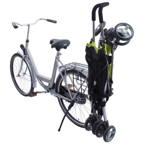 Porta Passeggino Per Bicicletta Buggy-mee Nero In Metallo - Foto 1