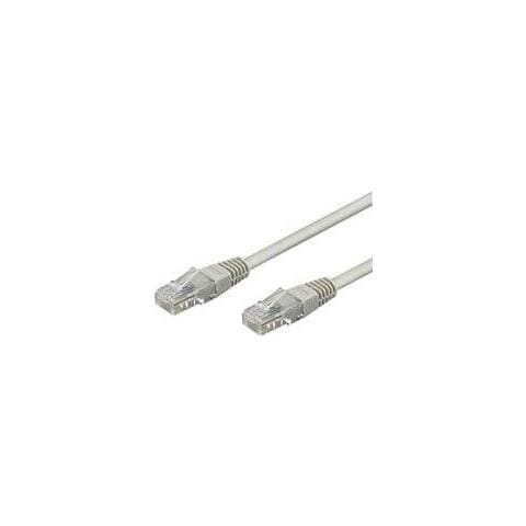 Goobay 68337 CAT 5e Cavo Patch, Rete U / UTP, Grigio, 0.5m Length - Foto 1
