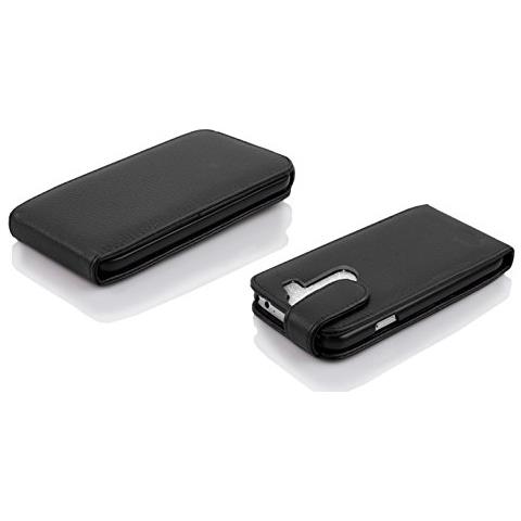 Custodia Compatibile Con Lg G2 Mini In Nero Ossido - Coperchio Protettivo In Design Flip Realizzato In Similpelle Testurizzata - Foto 2