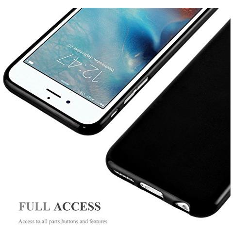 Cadorabo Custodia Compatibile Con Apple Iphone 6 / Iphone 6s In Jelly Nero - Coperchio Protettivo In Silicone Tpu Flessibile - Foto 7