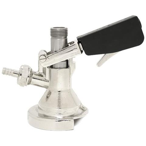Attacco Fusto Birra Accoppiatore Per Fusti Attacco Keg Con Scarico Superiore (rubinetto Seminterrato) Attacco Piatto | 2x5/8 - Foto 1