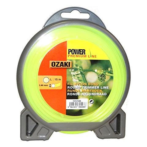 Pratico Giardino Nylon Filo Rotondo Premium Linea Ozaki Per Decespugliatore Ø 16 Millimetri L 15 M - Foto 1