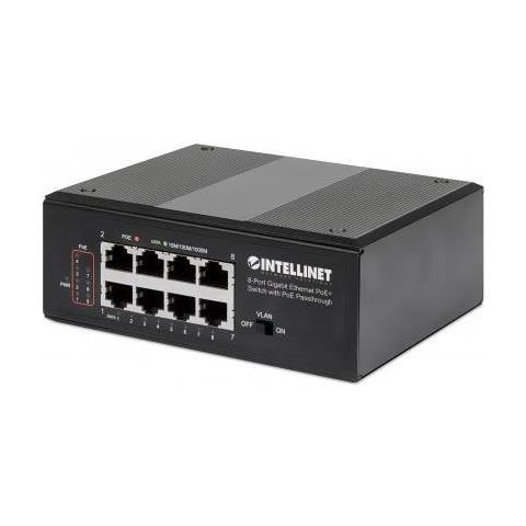 561624 Switch Di Rete Gigabit Ethernet (10/100/1000) Supporto Power Over Ethernet (poe) Nero - Foto 6