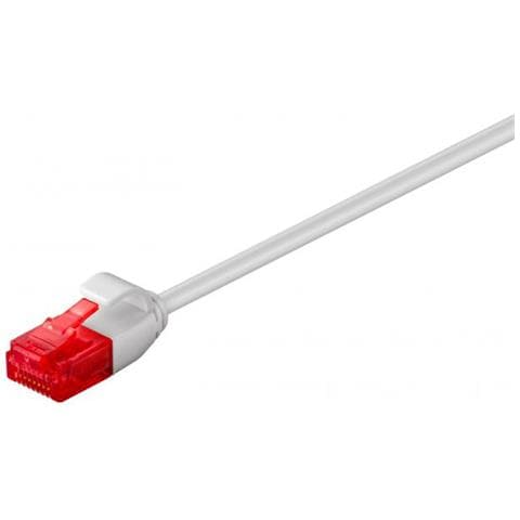 Cavo Rj45 Utp Cat6a - 0,5 Mt Termosaldato - Slim 3,6mm - Grigio - Foto 1